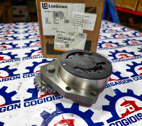 Bơm nhớt động cơ Cummins9.3 xe xúc lật Liugong hàng chính hãng 
