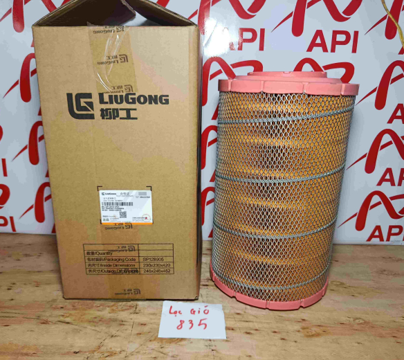 Lọc gió xe xúc lật Liugong 835 hàng chính hãng 
