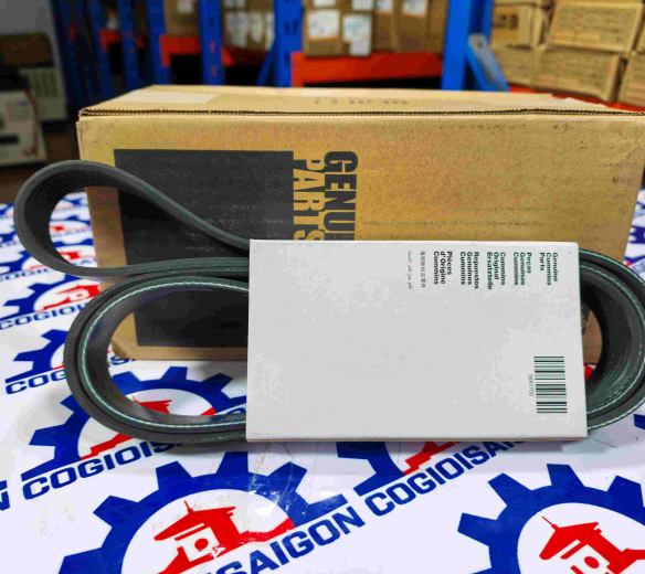 Dây curoa động cơ Cummins9.3 xe xúc lật Liugong chính hãng Liugong 